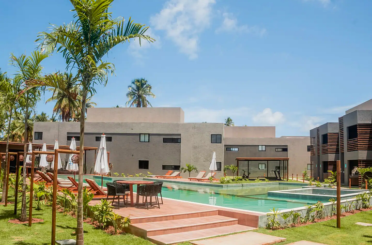 Aconchego em Condo Resort na Praia do Patacho AL