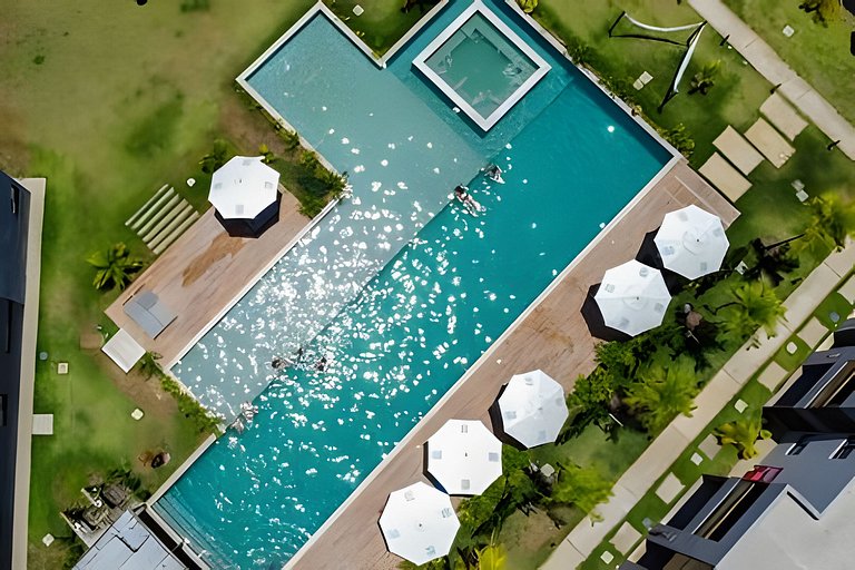 Elegância e Conforto com A/C na Sala, PatachoBeach