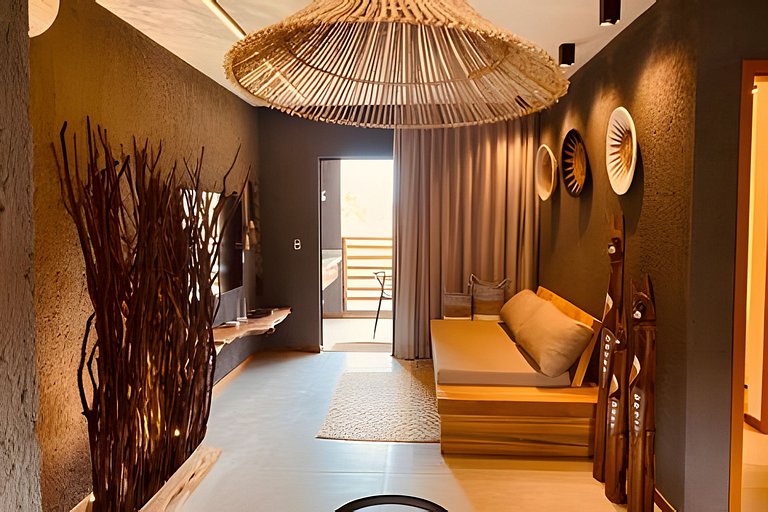 Elegance and Comfort with A/C in the Living Room, Patacho
