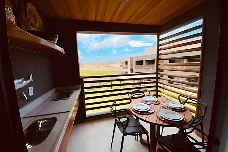 Elegance and Comfort with A/C in the Living Room, Patacho