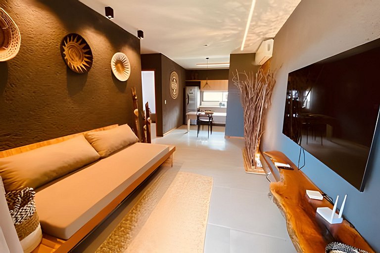 Elegance and Comfort with A/C in the Living Room, Patacho
