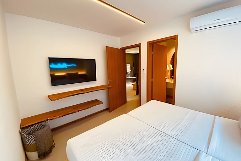 Elegance and Comfort with A/C in the Living Room, Patacho