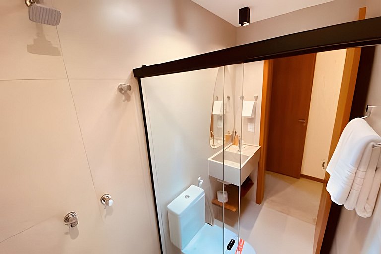 Elegância e Conforto com A/C na Sala, PatachoBeach
