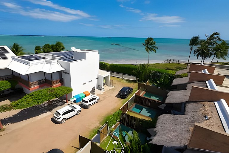 Casa Beira mar na Rota dos Milagres com Piscina