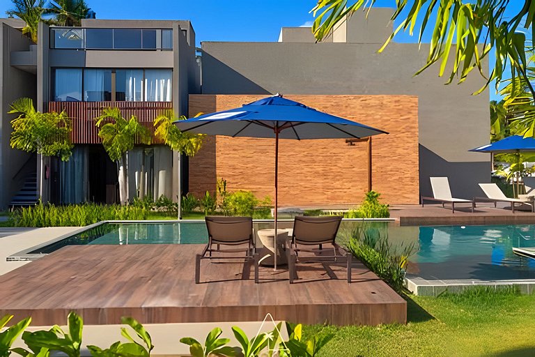 30 meters from the beach in Japaratinga with beach access.