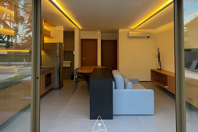 30 meters from the beach in Japaratinga with beach access.