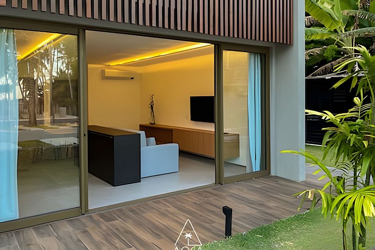 30 meters from the beach in Japaratinga with beach access.