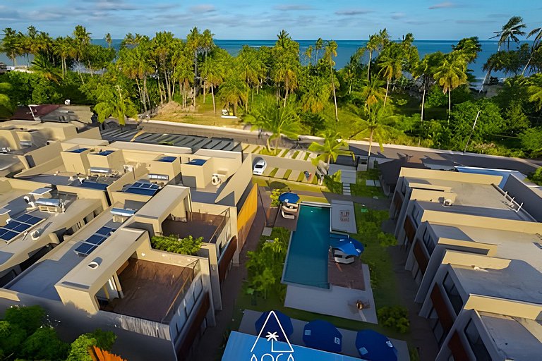30 meters from the beach in Japaratinga with beach access.