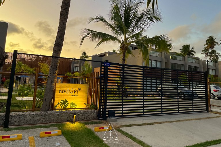 Apto de Luxo em Condo a 50m do Mar em Japaratinga