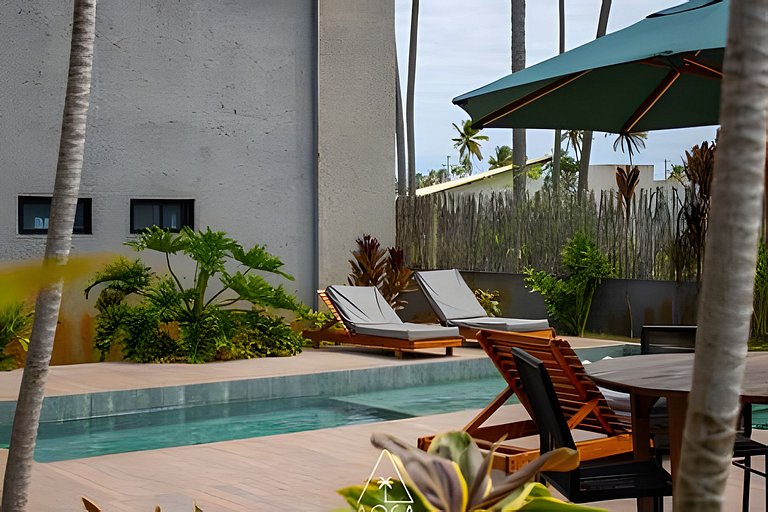 Flat Manly close to Praia do Patacho