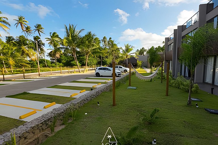 Studio a 50 metros da praia de Japaratinga
