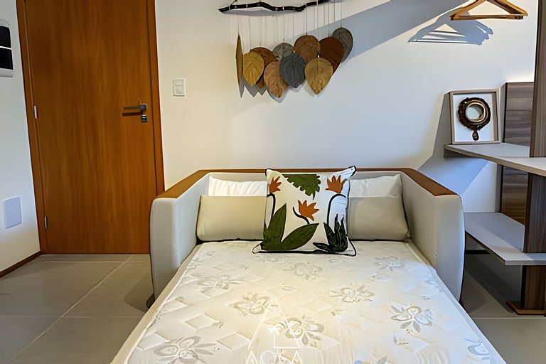 Studio a 50 metros da praia de Japaratinga