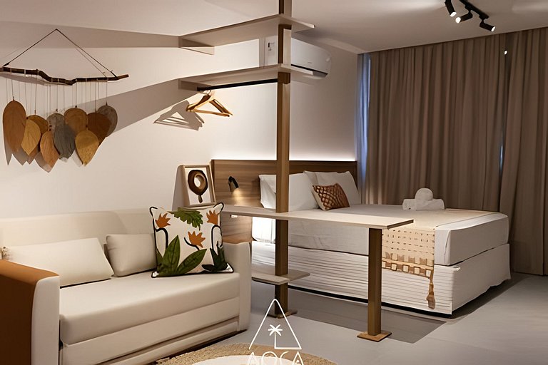 Studio a 50 metros da praia de Japaratinga