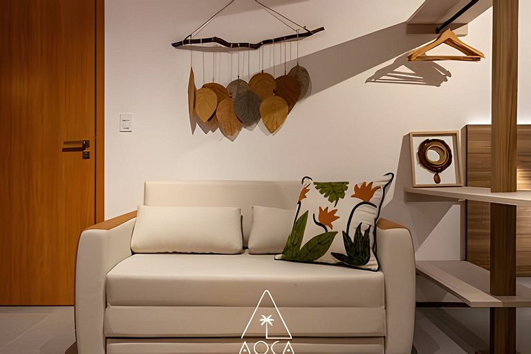 Studio a 50 metros da praia de Japaratinga