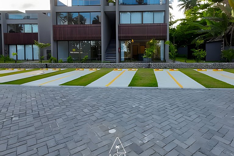 Apto de Luxo em Condo a 50m do Mar em Japaratinga