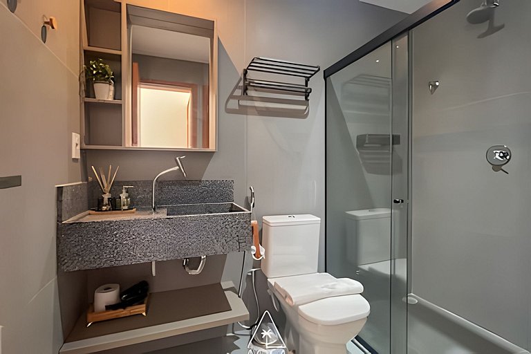 Apto de Luxo em Condo a 50m do Mar em Japaratinga
