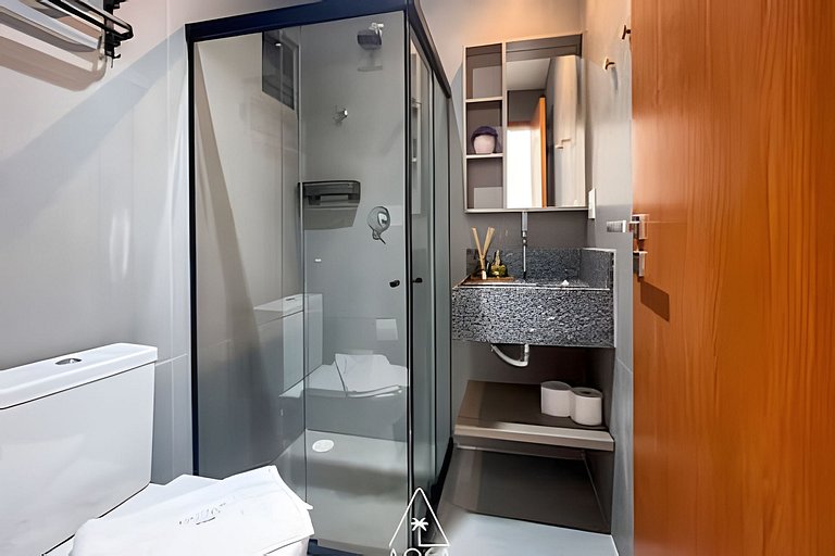 Luxury Apartment in Condo 50m from the Sea in Japaratinga