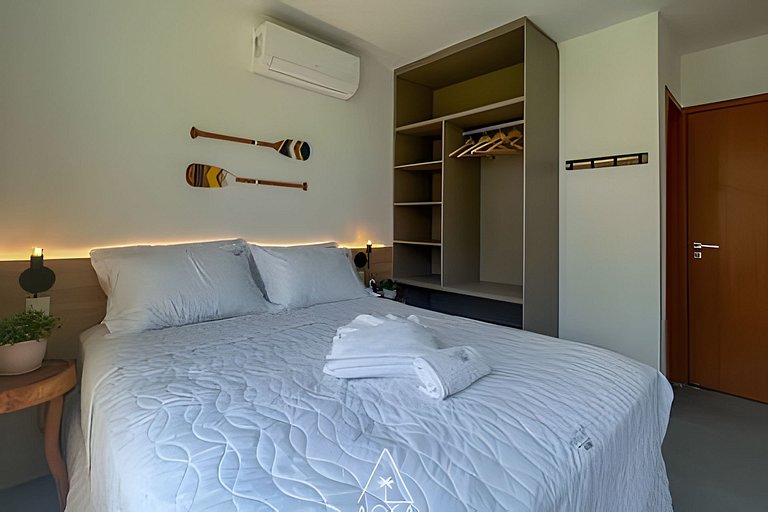 Apto de Luxo em Condo a 50m do Mar em Japaratinga