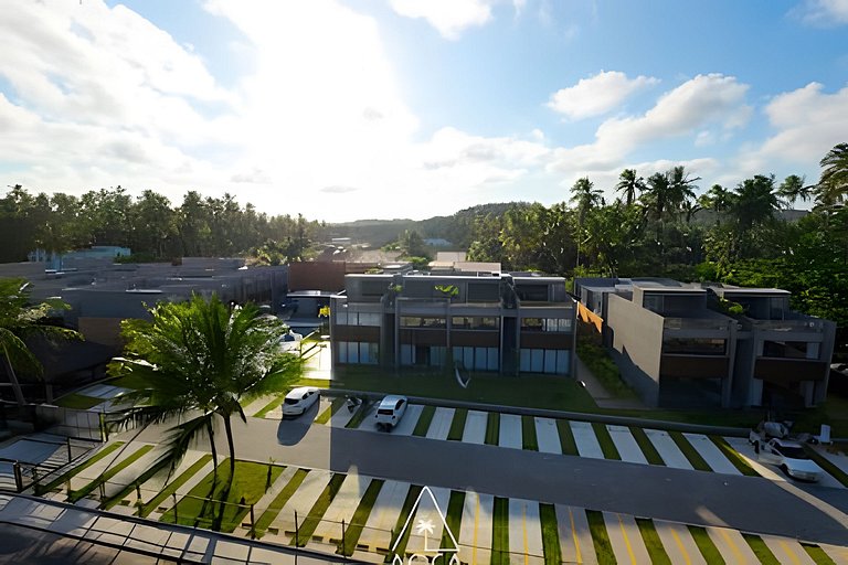 Flat at Villa Naluri – Beachfront in Japaratinga