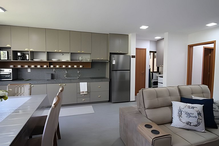 Flat at Villa Naluri – Beachfront in Japaratinga
