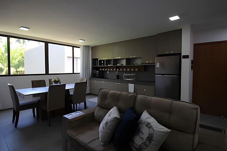 Flat at Villa Naluri – Beachfront in Japaratinga