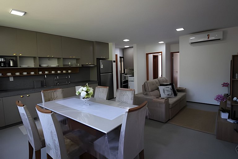 Flat at Villa Naluri – Beachfront in Japaratinga