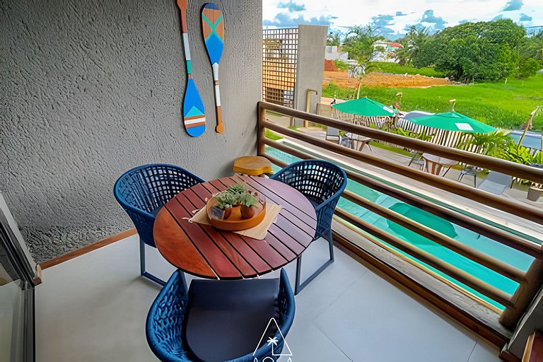 Studio Mali pertinho da Praia do Patacho com Vista
