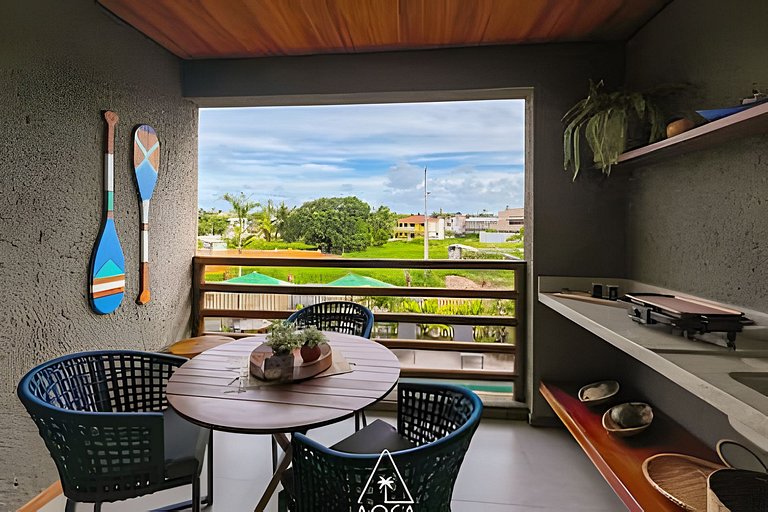 Studio Mali pertinho da Praia do Patacho com Vista