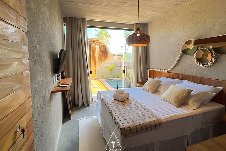 Casa Miramar na Praia do Patacho com Piscina
