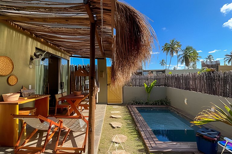 Casa Miramar na Praia do Patacho com Piscina
