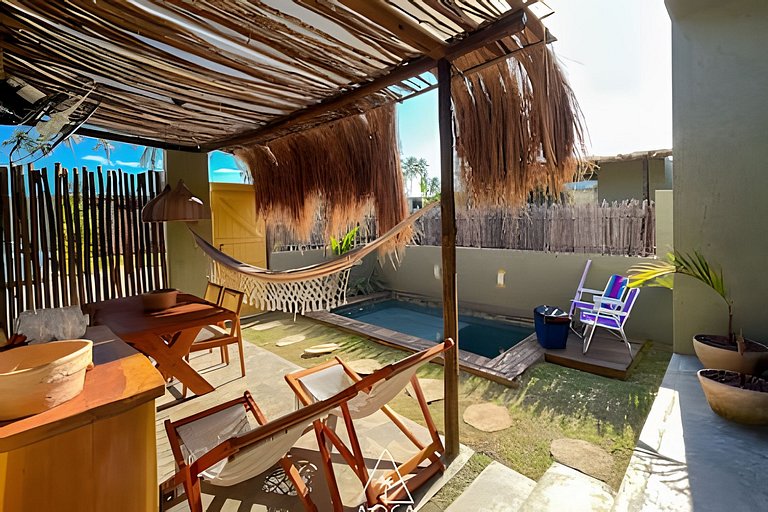 Casa Miramar na Praia do Patacho com Piscina