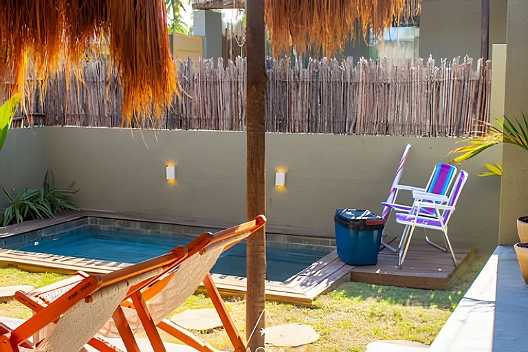 Casa Miramar na Praia do Patacho com Piscina