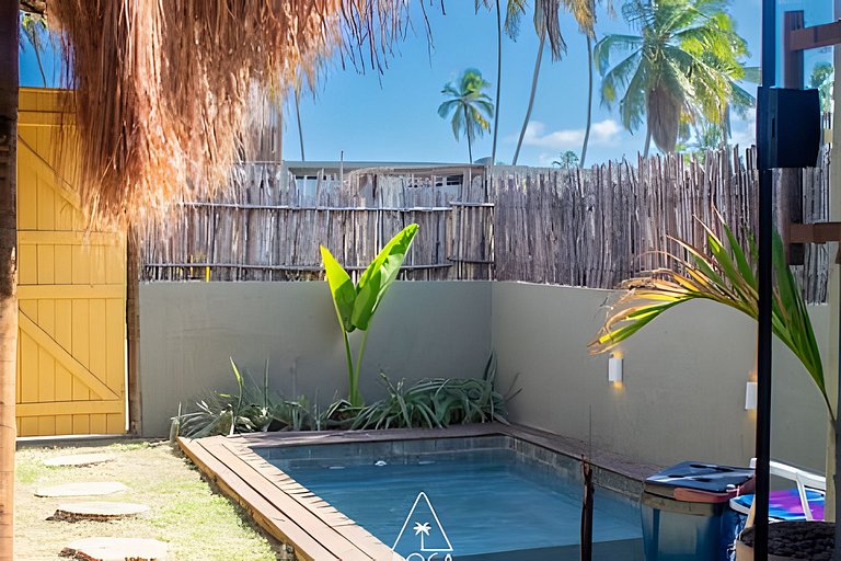 Casa Miramar na Praia do Patacho com Piscina