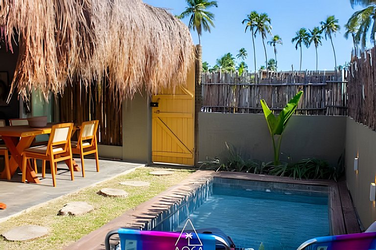 Casa Miramar na Praia do Patacho com Piscina