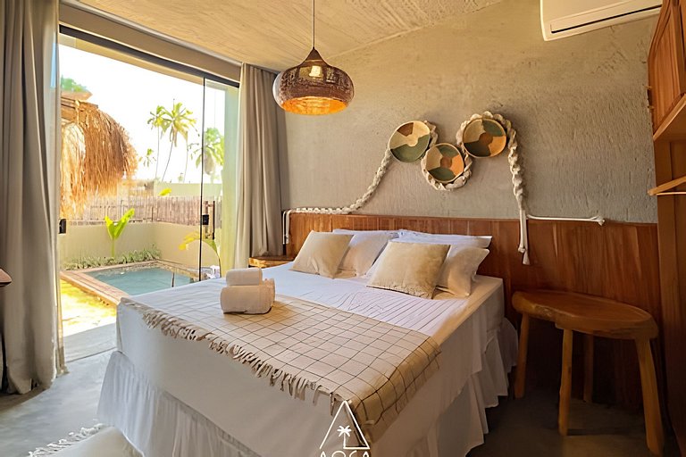 Casa Miramar na Praia do Patacho com Piscina
