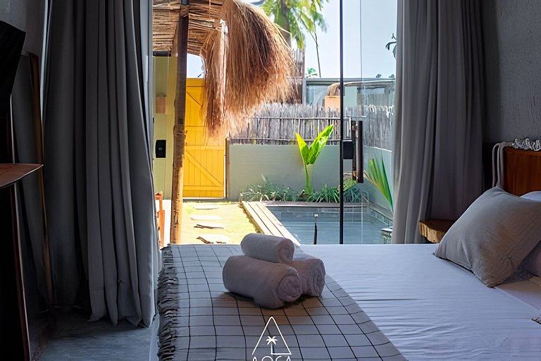 Casa Miramar na Praia do Patacho com Piscina