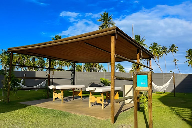 Refúgio na Praia do Patacho com Vista para Piscina