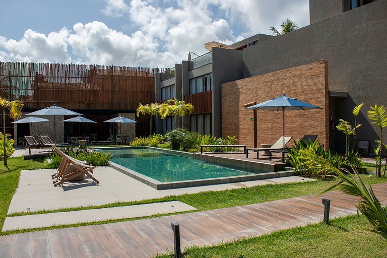 Studio a 50 metros da praia de Japaratinga