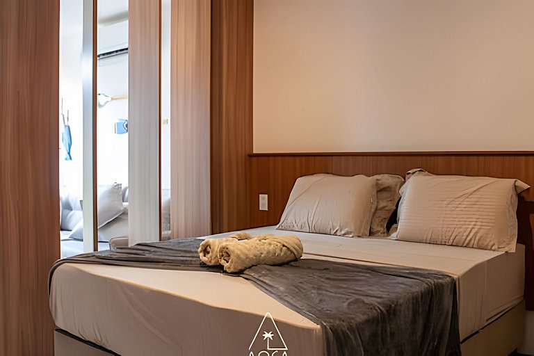 Studio Japaratinga by the sea and close to the pool