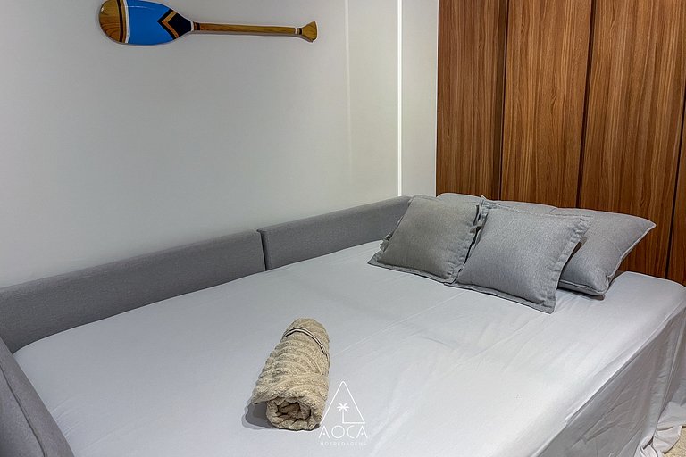 Beachfront Studio in Japaratinga by the Pool