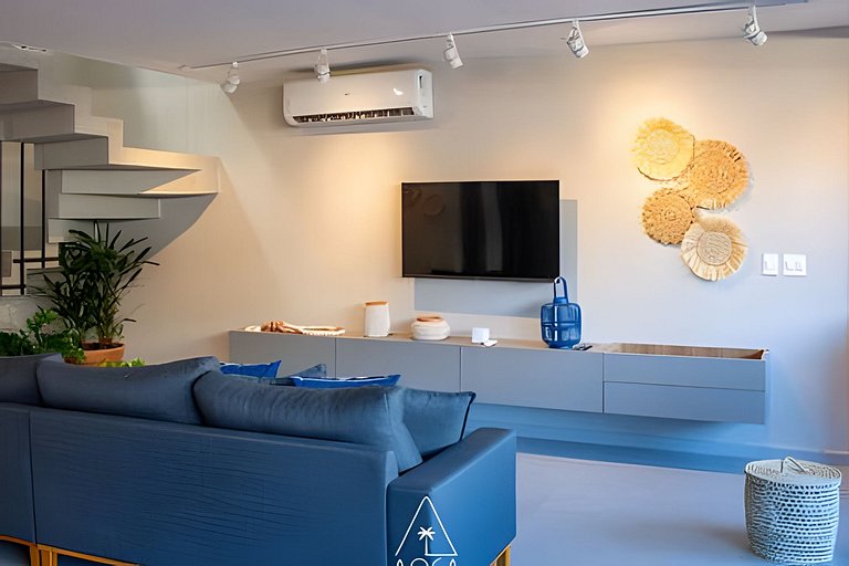 Duplex de Luxo a 100 metros da Praia de Tatuamunha