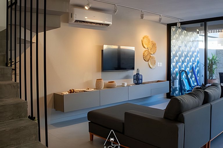 Duplex de Luxo a 100 metros da Praia de Tatuamunha