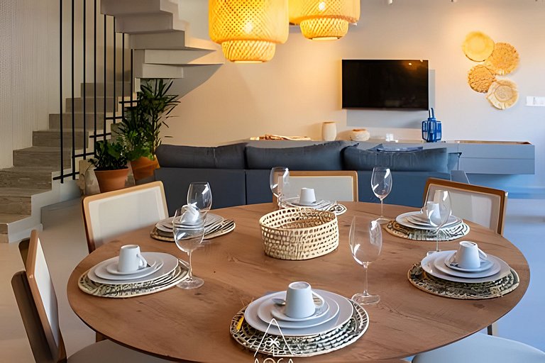 Duplex de Luxo a 100 metros da Praia de Tatuamunha