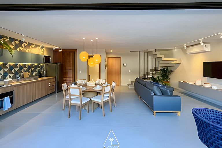 Duplex de Luxo a 100 metros da Praia de Tatuamunha