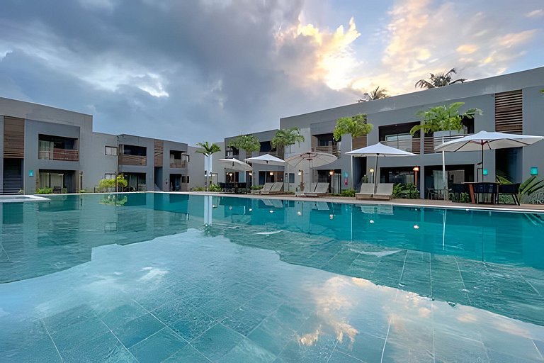 Studio Adoramar, Vista Piscina na Praia do Patacho