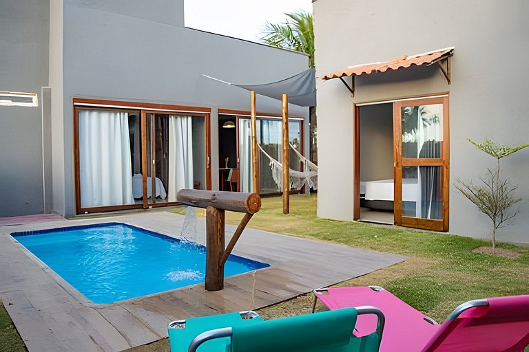 3 Suítes de Luxo em Condomínio na Praia do Patacho