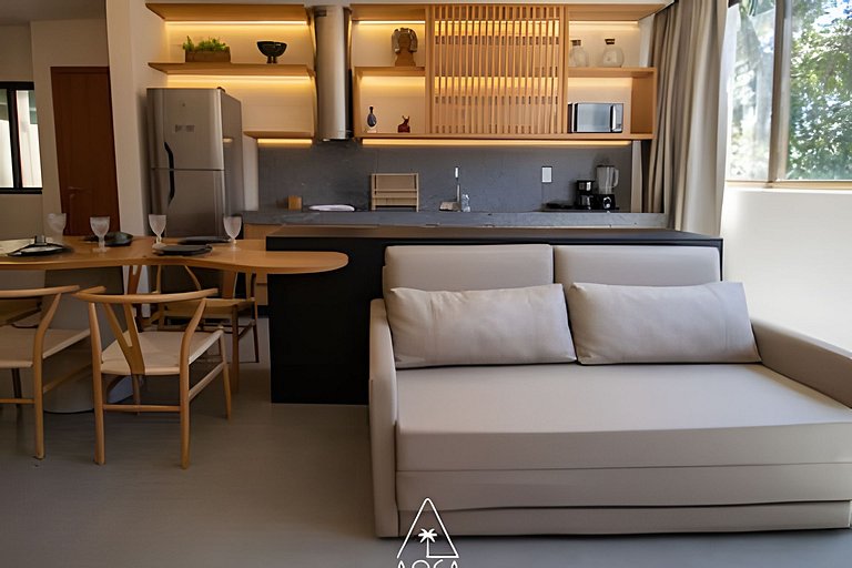 Flat Costa dos Corais by the Sea in Japaratinga