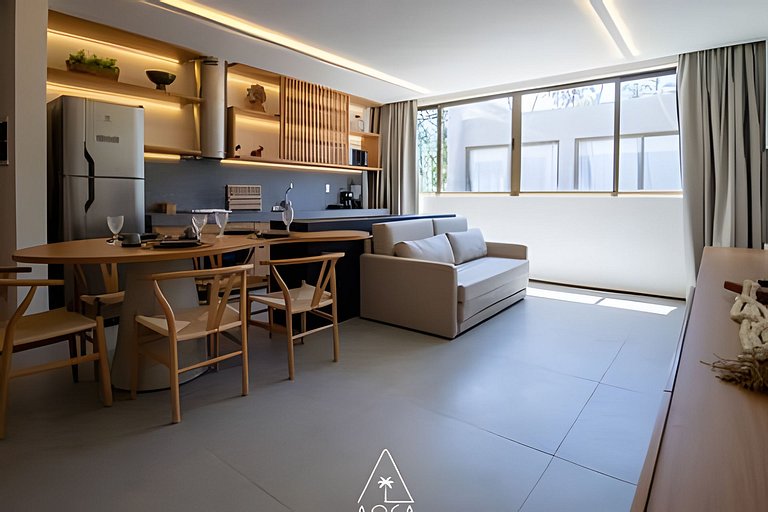 Flat Costa dos Corais by the Sea in Japaratinga
