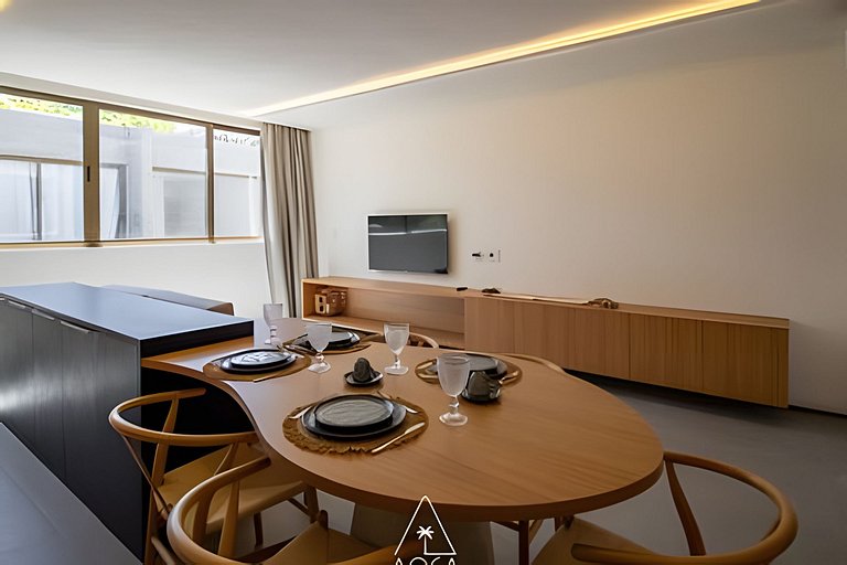 Flat Casa Moara a Beira-Mar em Japaratinga