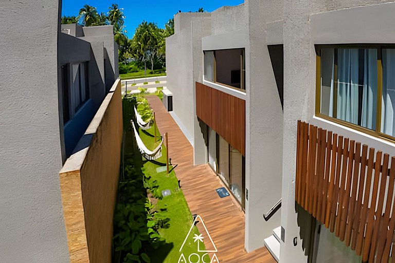 Flat Costa dos Corais by the Sea in Japaratinga